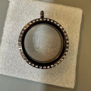 Origami Owl Living Locket Large Chocolate with Crystals
Retired